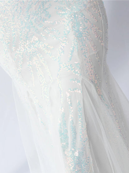 Sequin Dresses - Sexy backless maxi sequin summer dress women 2024 elegant luxury mesh wedding party dress long sleeve evening dresses vestidos