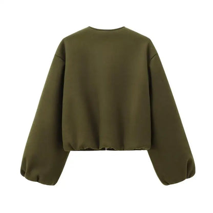 Jackets - Jacket Autumn Women's 2024 New Chic Loose Women's Coat Elegant Fashion Street Warm Youth Coat Jacket