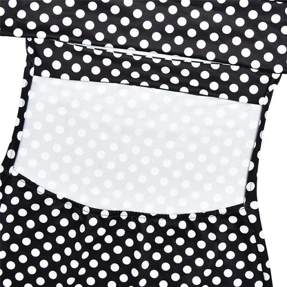 Halter Dresses - Off-shoulder Polka Dot Maxi Dress For Women Gown Fashion Halter Sleeveless Backless bodycon Split Long Dress Elegant