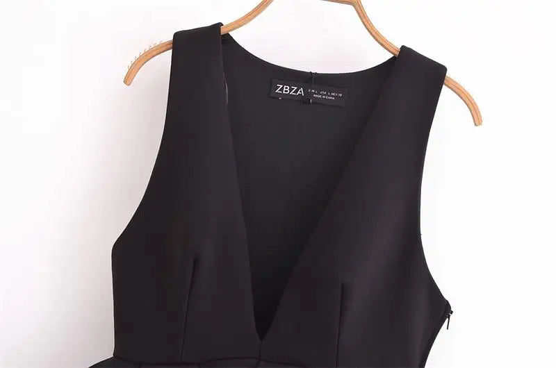 Peplum Tops - Elegant Women's Tops Tank Autumn 2024 Chic V-neck Party Tank Tops Women's Street Fashion Youth Joker Tops