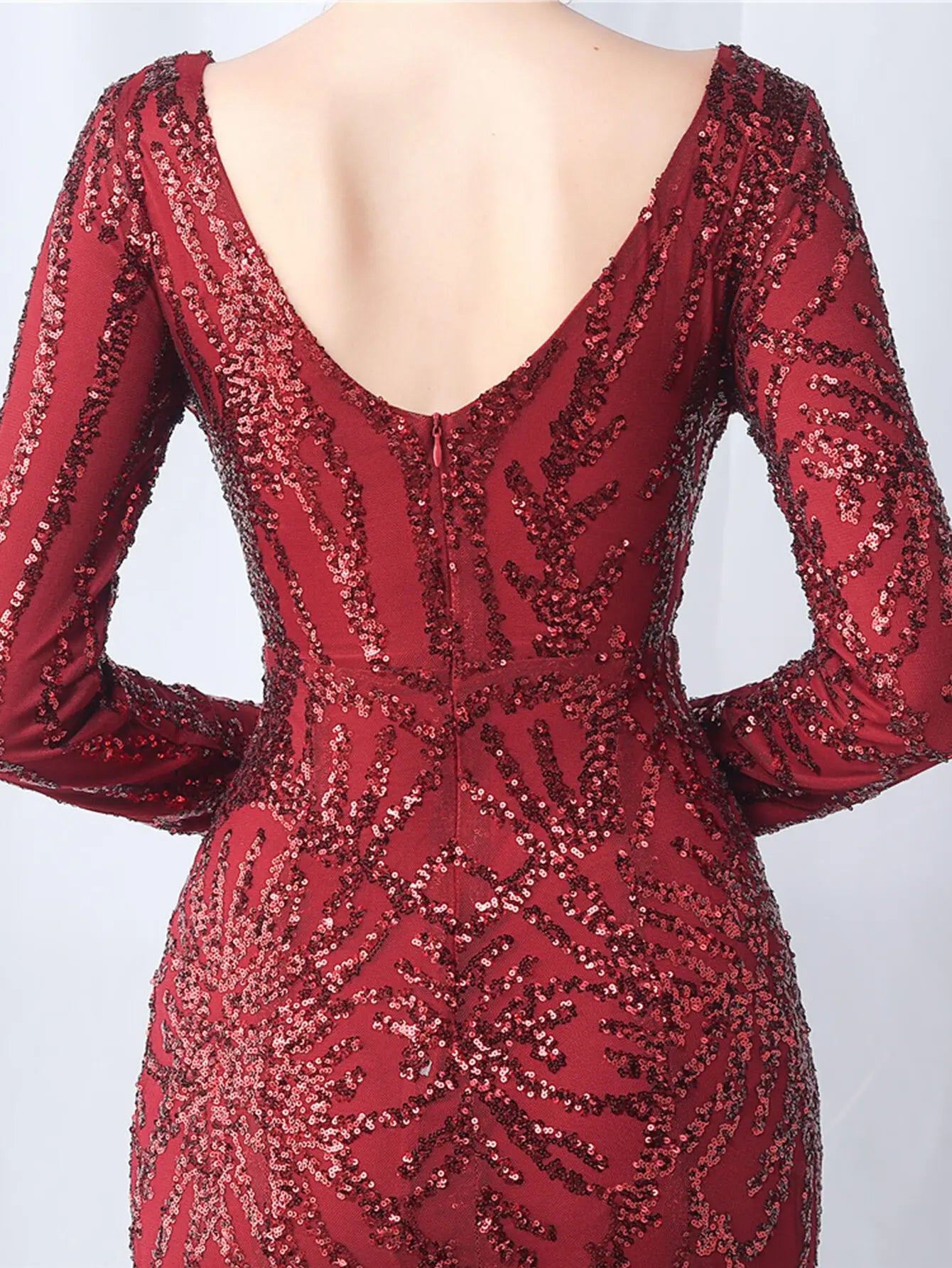 Sequin Dresses - Sexy backless maxi sequin summer dress women 2024 elegant luxury mesh wedding party dress long sleeve evening dresses vestidos