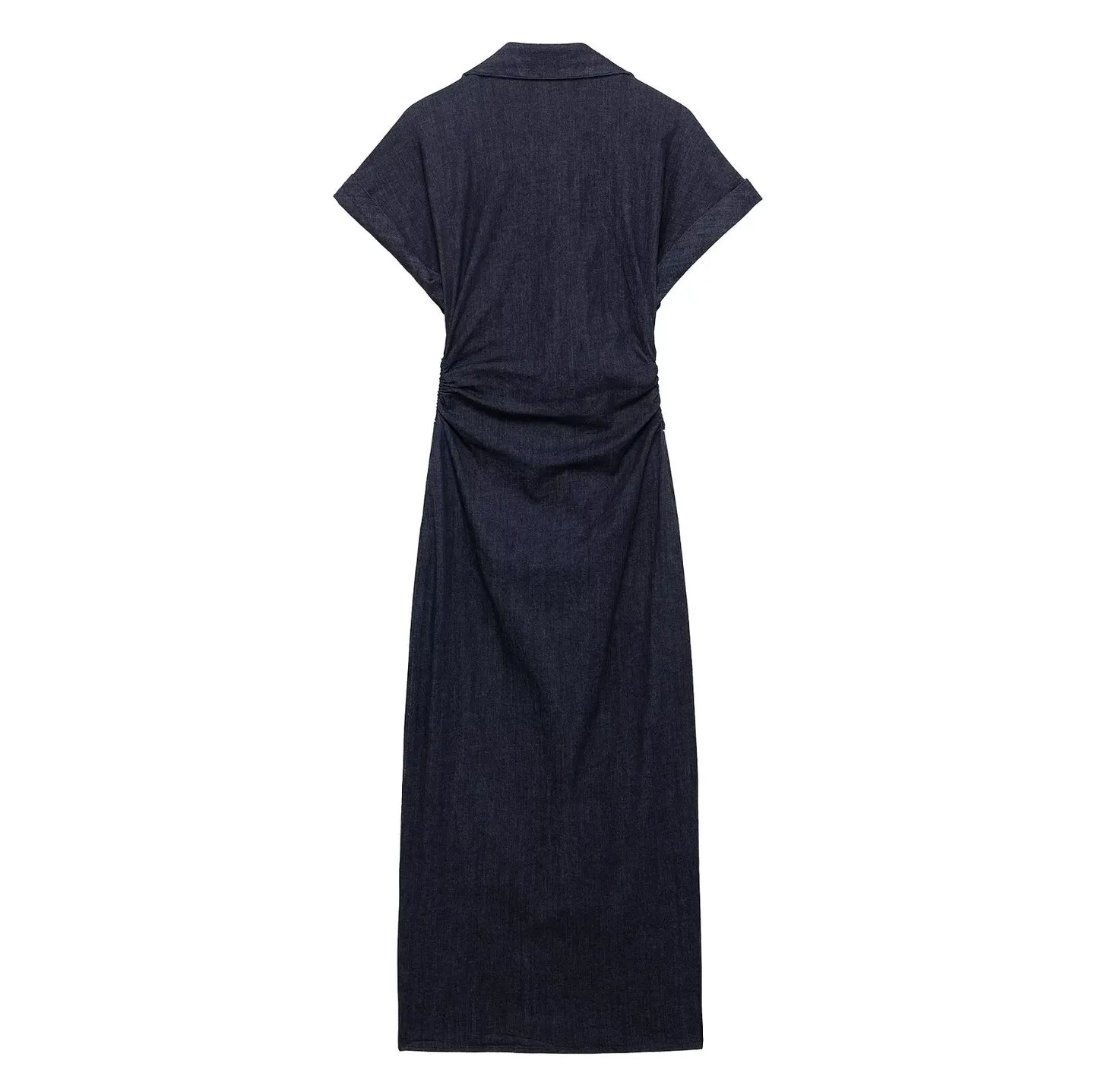 Buttoned Dresses - 2025 Spring Sleeveless Denim Midi Dress Women Button Long Dress Woman Dresses for Women Streetwear Basic Casual Dress