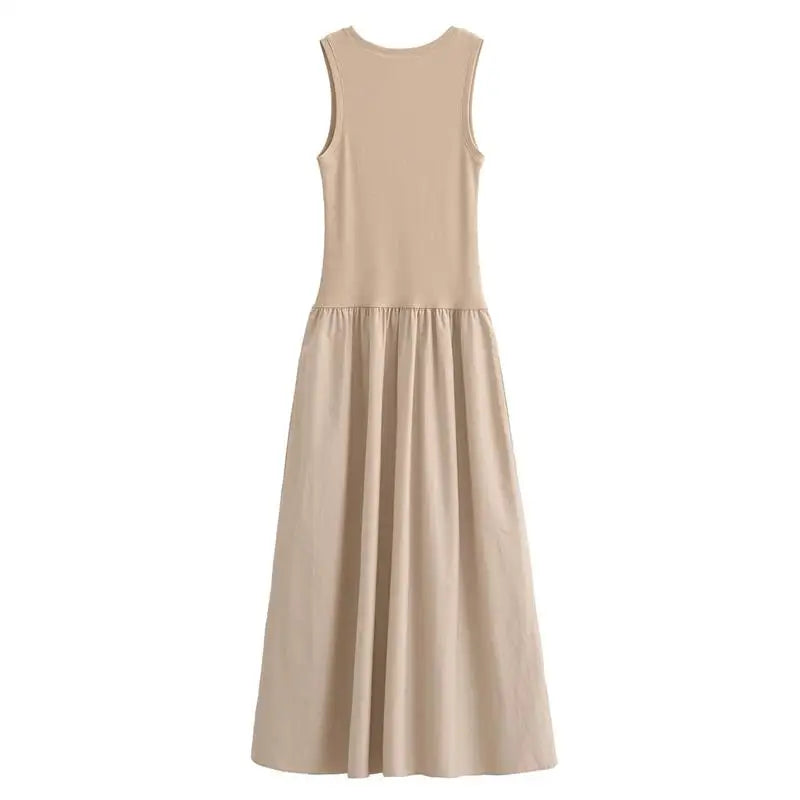Maxi Dresses - Dresses Summer Women's 2024 New Chic Slim Simple Elegant Holiday Dress Street Women's Comfortable Youth Dress