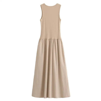 Maxi Dresses - Dresses Summer Women's 2024 New Chic Slim Simple Elegant Holiday Dress Street Women's Comfortable Youth Dress
