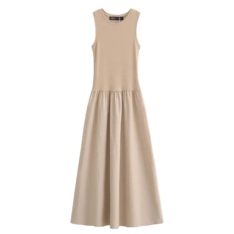 Maxi Dresses - Dresses Summer Women's 2024 New Chic Slim Simple Elegant Holiday Dress Street Women's Comfortable Youth Dress