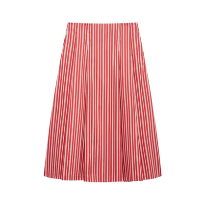 Skirts set - Sexy Club Chic Striped Women Suit Crew Neck Sleeveless Top Loose Long Straight Skirt Fashion 2025 Spring Summer Set
