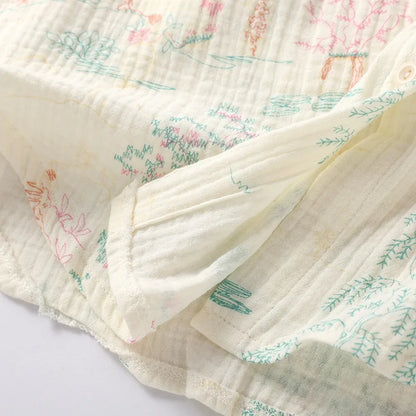 Pajamas - 2025 New Women's Sleepwear Long Sleeve V-neck High Aesthetic Value Cotton yarn Autumn/winter Home Clothes Suit