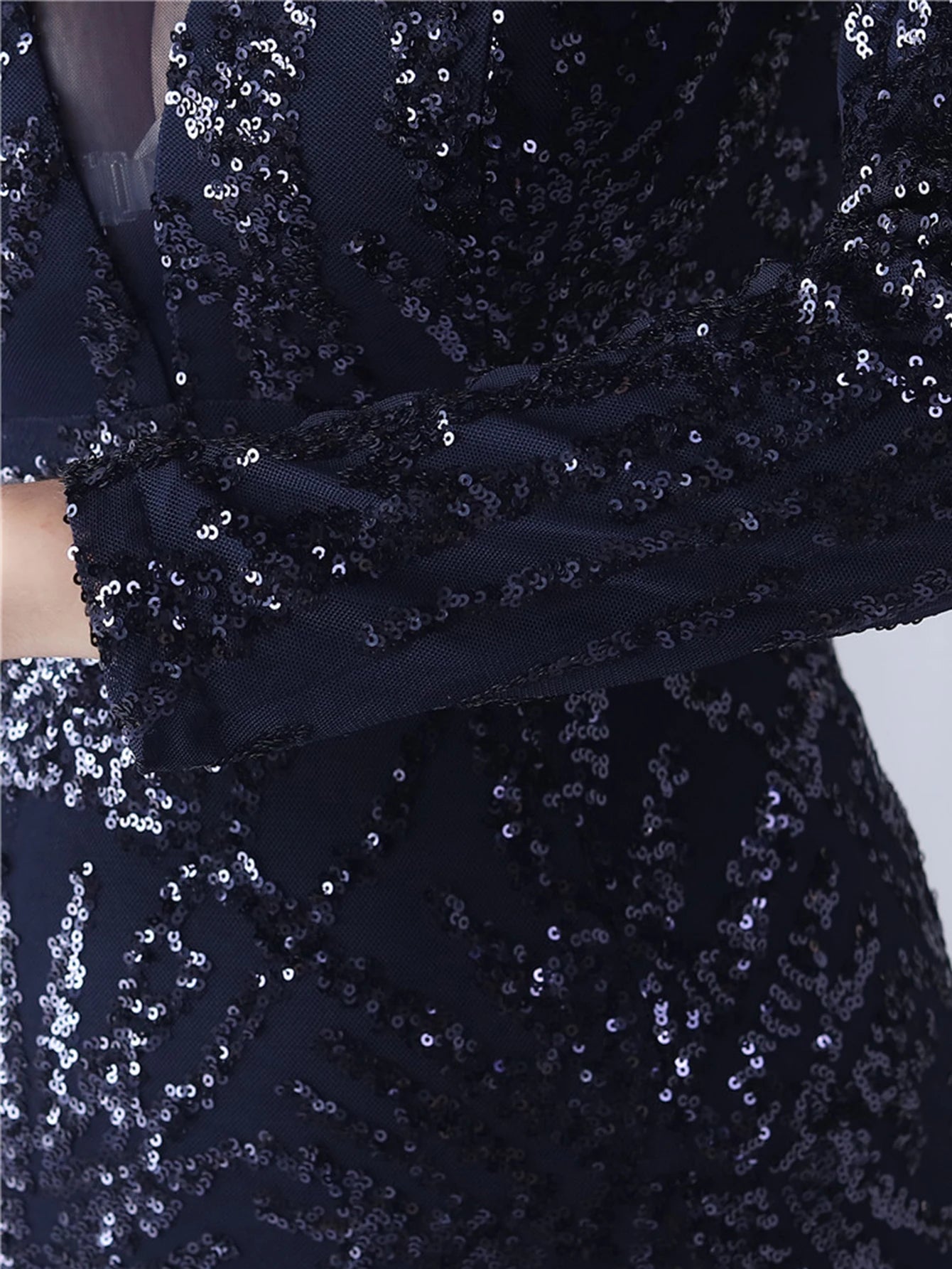 Sequin Dresses - Sexy backless maxi sequin summer dress women 2024 elegant luxury mesh wedding party dress long sleeve evening dresses vestidos