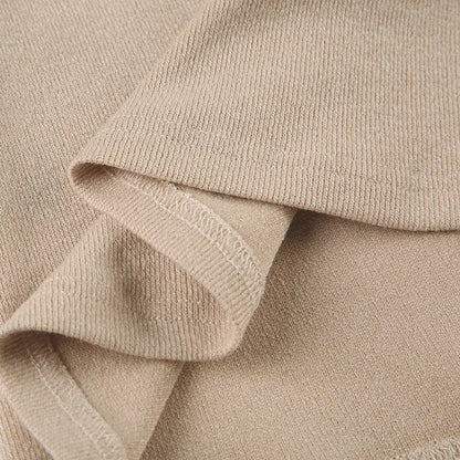 Casual Dresses - Summer New Knitted Mini Dress Female Elegant V Neck Buttons Short Sleeve Dress High Elasticity Casual Women's Dress
