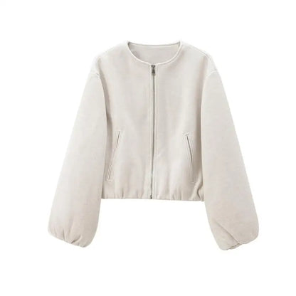Jackets - Jacket Autumn Women's 2024 New Chic Loose Women's Coat Elegant Fashion Street Warm Youth Coat Jacket