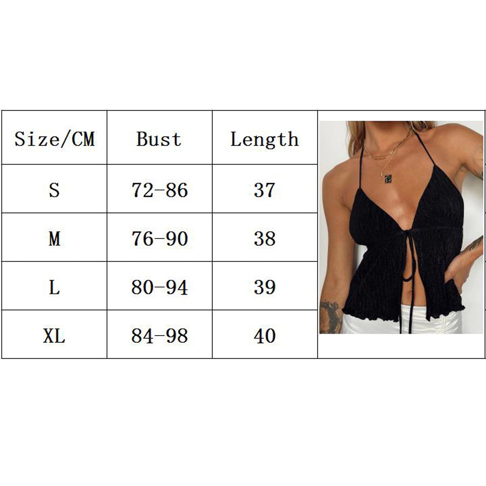Tie Tops - Women Sexy Halter Tie-up Vest Tops Casual Street Solid Color Sleeveless Backless Open Front Tie-up Split Camisoles