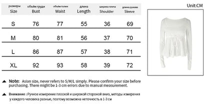 Peplum Tops - Autumn New T-shirt Women Streetwear Sexy Sheer Solid Top Fashion Lace-up Long Sleeves Crop O-Neck Casual Slim Versatile T-shirt