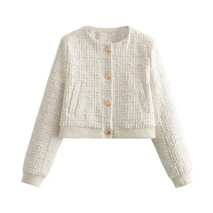 Crop Jackets - Autumn New Jacket 2024 Women's Coat Jacket Fashion Warm Street Short Coat Chic Joker Youth Jackets