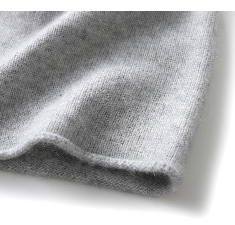 Hats - Unisex 100 Cashmere Hats Outdoor Casual Keep Warm Solid Color Cashmere Knitted Beanie Hat Women /Men Hedging Caps