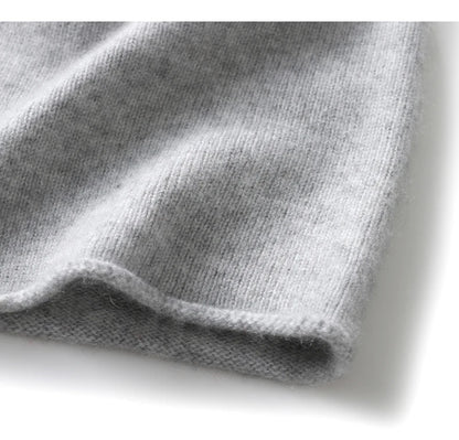 Hats - Unisex 100 Cashmere Hats Outdoor Casual Keep Warm Solid Color Cashmere Knitted Beanie Hat Women /Men Hedging Caps