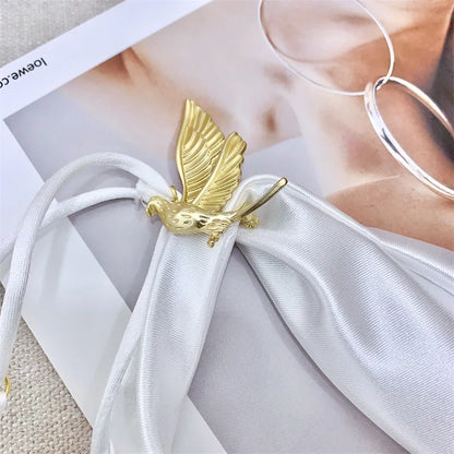 Elegant Dresses - Solid Color White Lace Up Backless Women's Dresses Retro Roman Mythology Knitted Pearl Elastic Fishbone Dress 2025