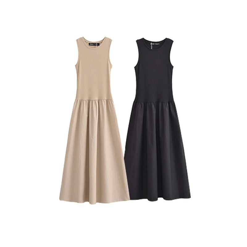 Maxi Dresses - Dresses Summer Women's 2024 New Chic Slim Simple Elegant Holiday Dress Street Women's Comfortable Youth Dress