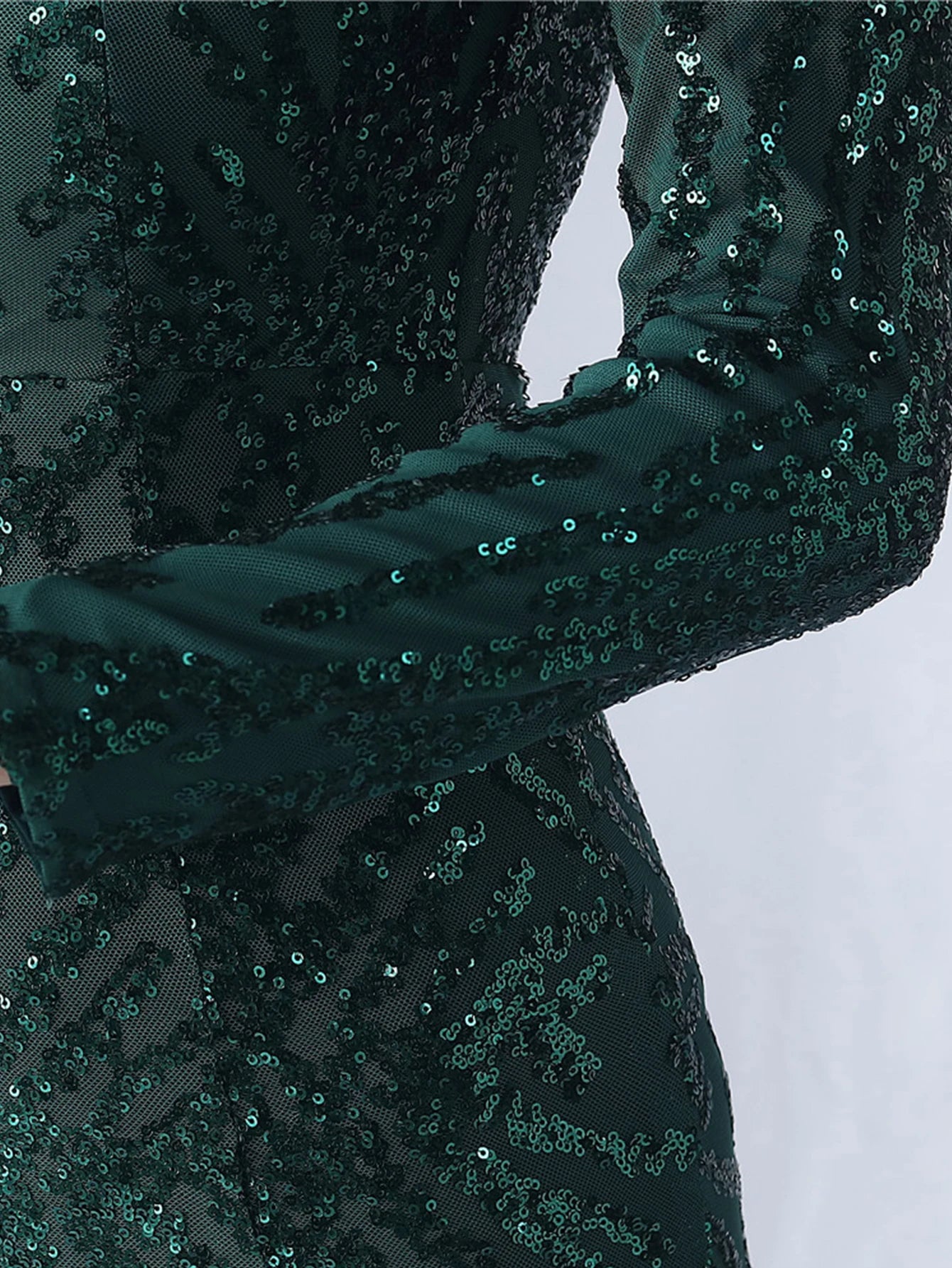 Sequin Dresses - Sexy backless maxi sequin summer dress women 2024 elegant luxury mesh wedding party dress long sleeve evening dresses vestidos