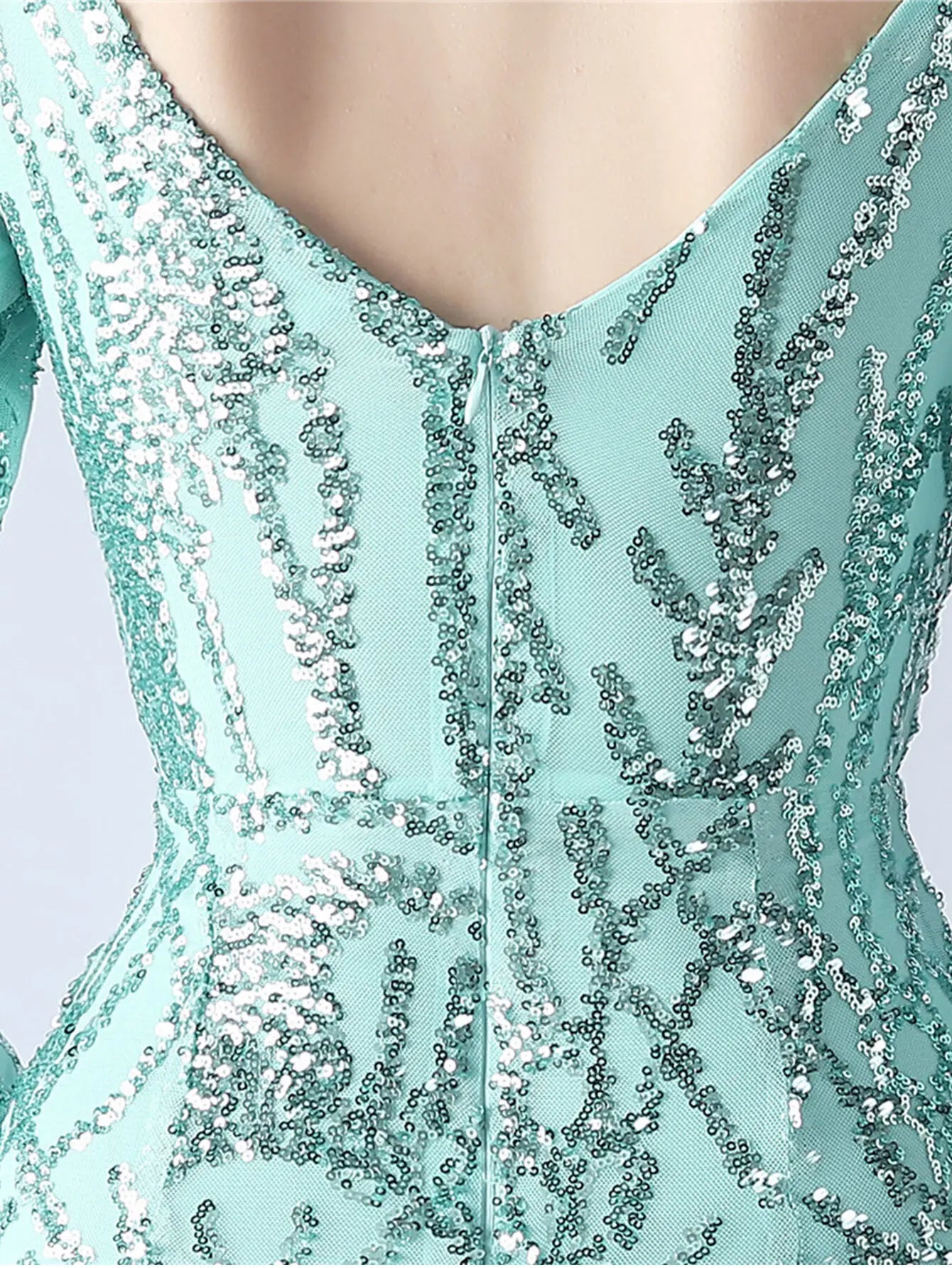 Sequin Dresses - Sexy backless maxi sequin summer dress women 2024 elegant luxury mesh wedding party dress long sleeve evening dresses vestidos