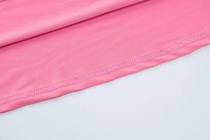 Pink Backless Maxi Dress Women Sexy Strapless Sleeveless Bodycon Dress Party Outfits Summer Lace-up Holidays Dress 2024