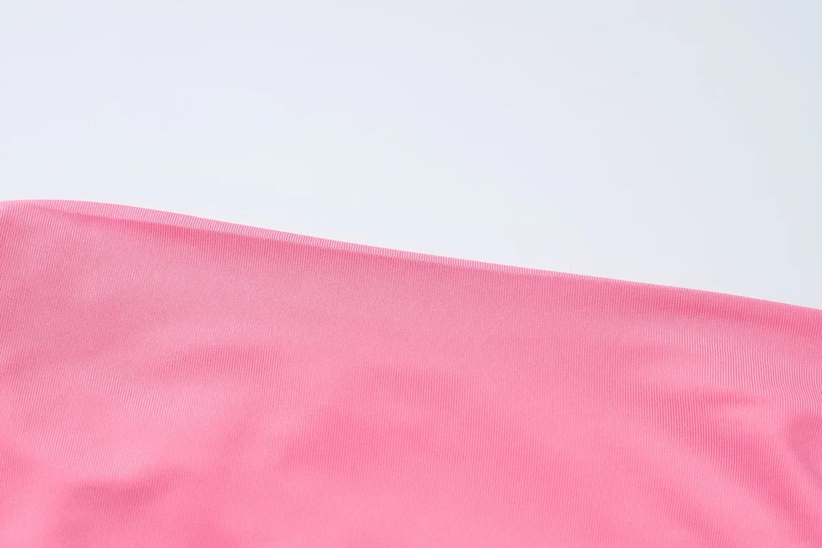 Pink Backless Maxi Dress Women Sexy Strapless Sleeveless Bodycon Dress Party Outfits Summer Lace-up Holidays Dress 2024