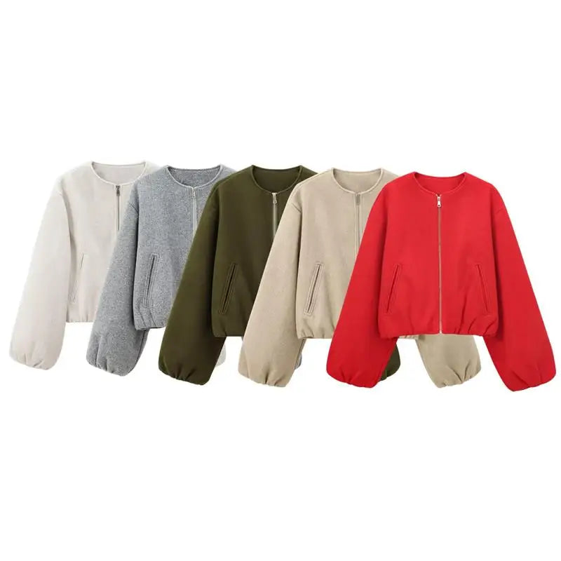 Jackets - Jacket Autumn Women's 2024 New Chic Loose Women's Coat Elegant Fashion Street Warm Youth Coat Jacket