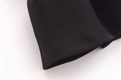 Peplum Tops - Elegant Women's Tops Tank Autumn 2024 Chic V-neck Party Tank Tops Women's Street Fashion Youth Joker Tops