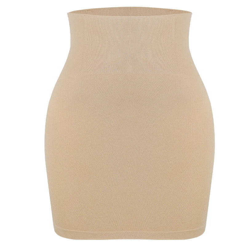 Shapers - Half Slips for Under Dress Women Shapewear Tummy Control Slim Waist Body Shaper Half Skirts Thongs 2 in 1 Butt Lifter Underwear