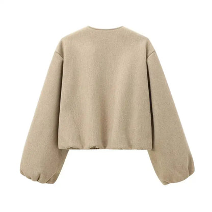 Jackets - Jacket Autumn Women's 2024 New Chic Loose Women's Coat Elegant Fashion Street Warm Youth Coat Jacket