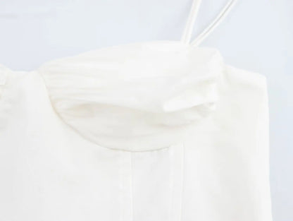 Camis - Fashion Sweet Whit Camisole For Women's Sexy Sleeveless Ruffle Slim Bra Solid Color Streetwear Y2k Women's Tops Camisole