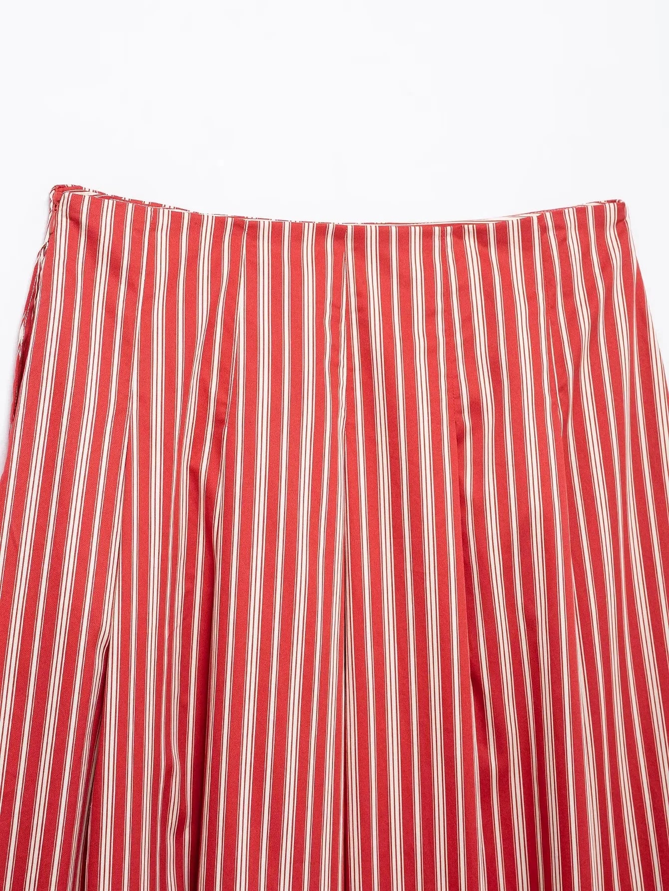 Skirts set - Sexy Club Chic Striped Women Suit Crew Neck Sleeveless Top Loose Long Straight Skirt Fashion 2025 Spring Summer Set