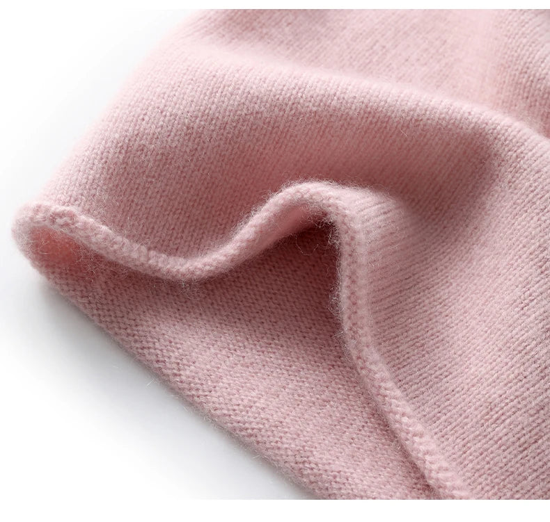 Hats - Unisex 100 Cashmere Hats Outdoor Casual Keep Warm Solid Color Cashmere Knitted Beanie Hat Women /Men Hedging Caps