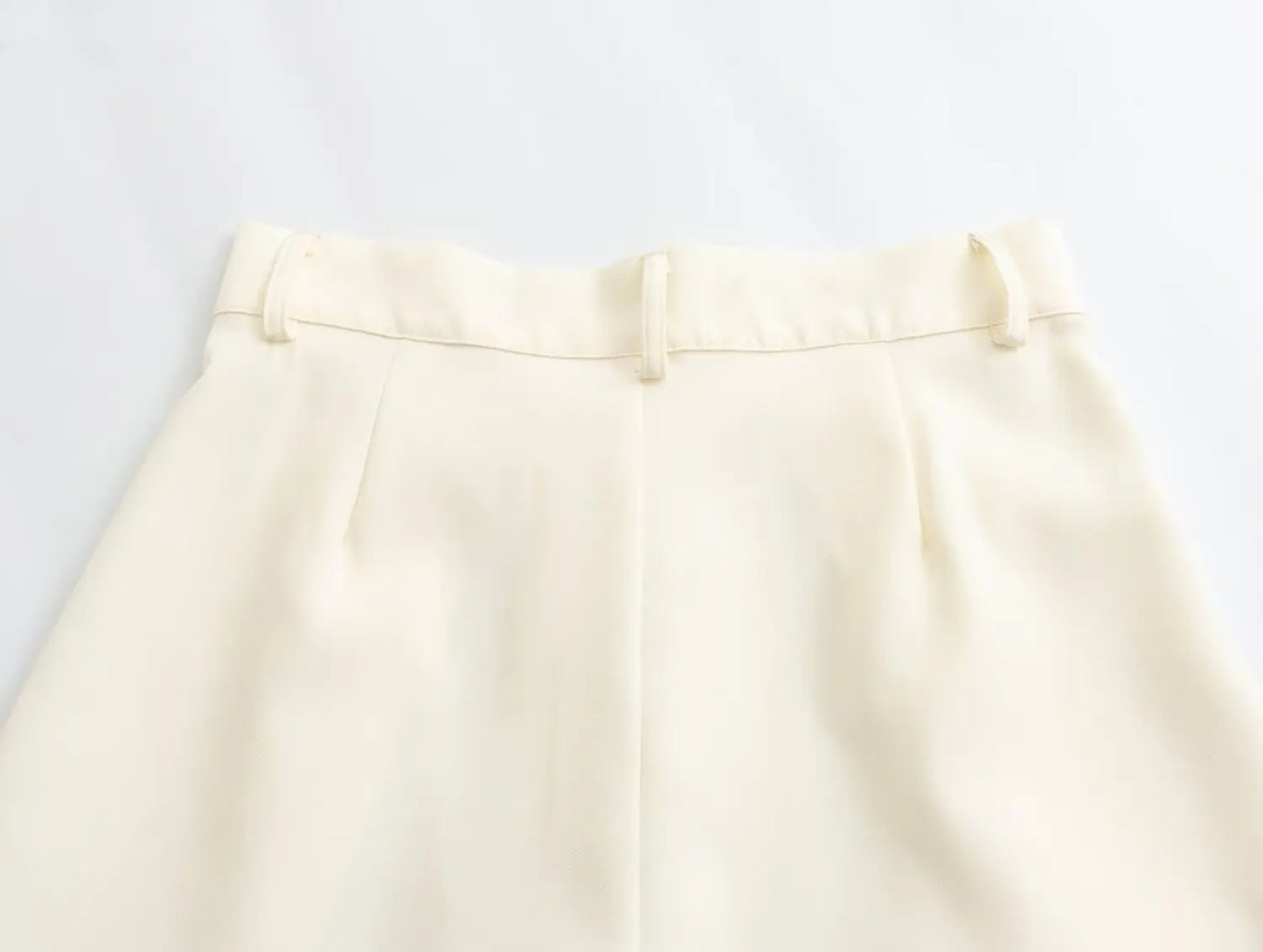 Matching Sets - Spring SummerWomen Casual Solid Suits Strapless Zipper Slim Vests+High Waist Zipper Pants Fashion Women Vintage Suit