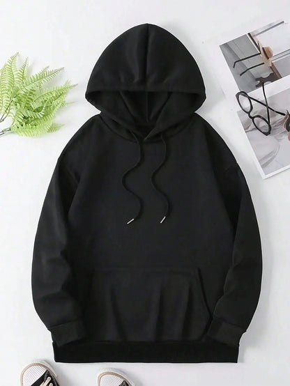 Hoodies - Women's Sweatshirts Error 404 Human Not Found sorry Prints Hoodies Fleece Long Sleeve Oversized Clothes Hip Hop Street Pullover