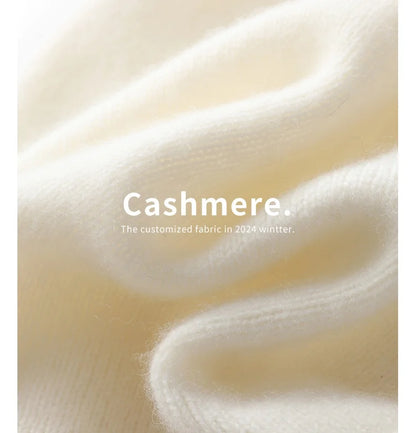 Hats - Unisex 100 Cashmere Hats Outdoor Casual Keep Warm Solid Color Cashmere Knitted Beanie Hat Women /Men Hedging Caps