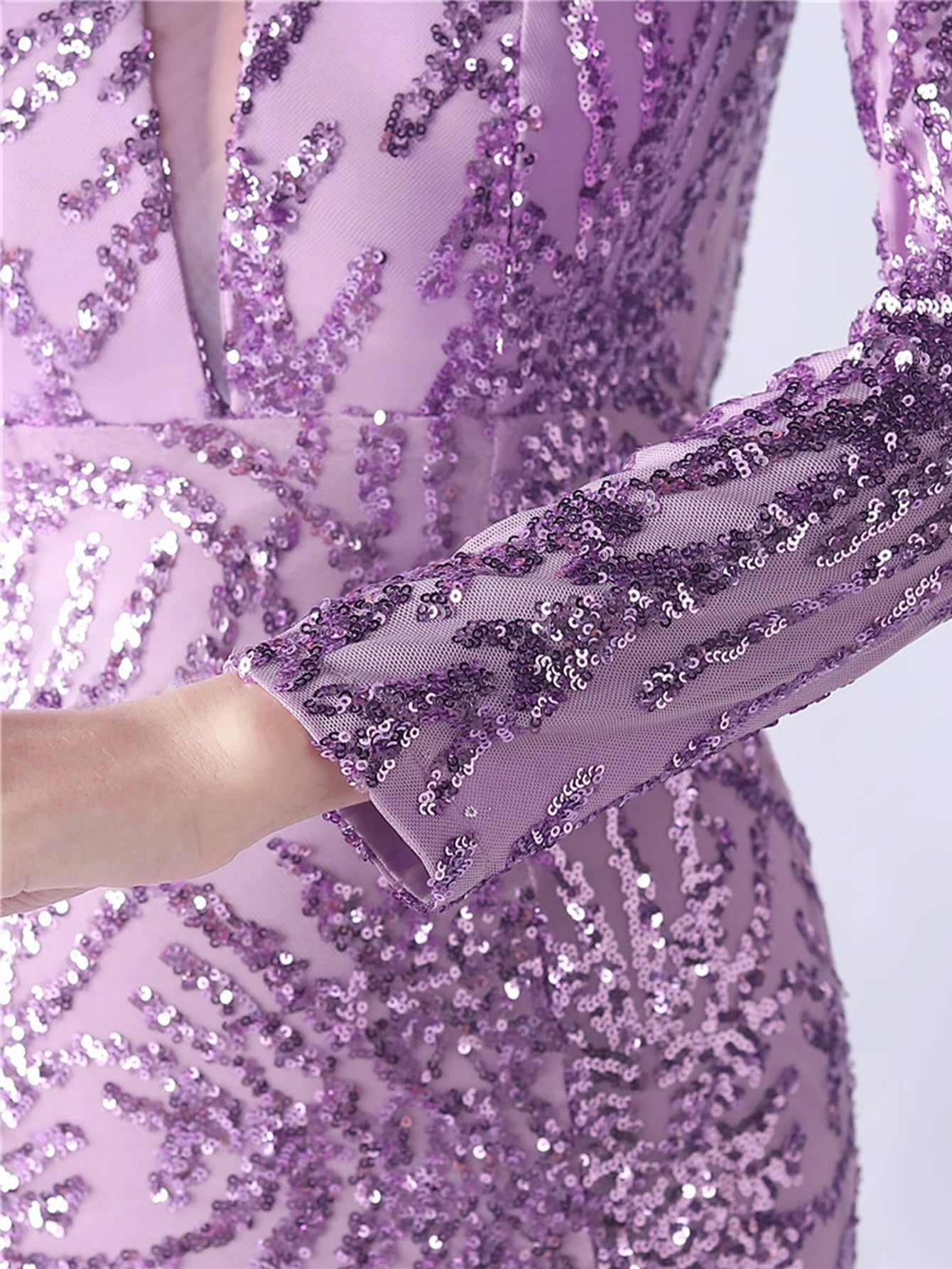 Sequin Dresses - Sexy backless maxi sequin summer dress women 2024 elegant luxury mesh wedding party dress long sleeve evening dresses vestidos