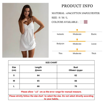 Cami Dresses - Home Clothes Ladies Sexy Spaghetti Strap Pajama V-Neck Nightgowns Backless Nightwear Mini Dress Casual Female Nightie