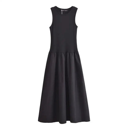 Maxi Dresses - Dresses Summer Women's 2024 New Chic Slim Simple Elegant Holiday Dress Street Women's Comfortable Youth Dress