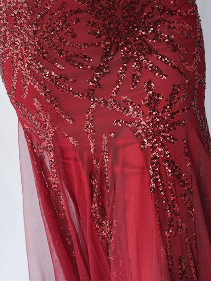 Sequin Dresses - Sexy backless maxi sequin summer dress women 2024 elegant luxury mesh wedding party dress long sleeve evening dresses vestidos