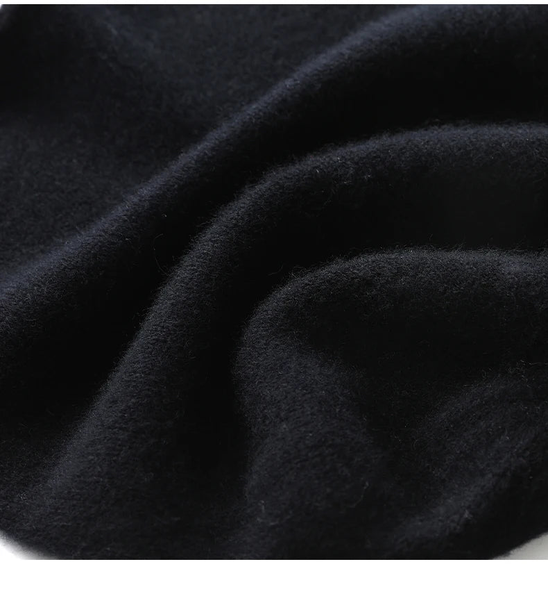 Hats - Unisex 100 Cashmere Hats Outdoor Casual Keep Warm Solid Color Cashmere Knitted Beanie Hat Women /Men Hedging Caps