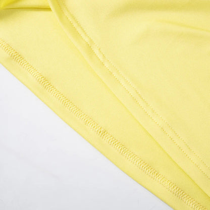Skirt Sets- Vibrant Yellow Cami Top and Maxi Skirt Two-Piece Set- - Chuzko Women Clothing