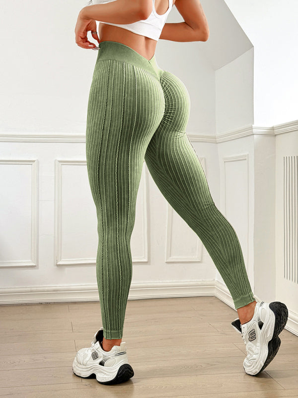 Sporty Pants - High-Waisted Workout Leggings for Women