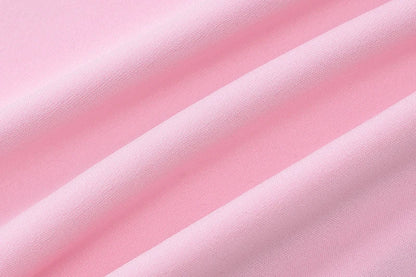 Strapless Dresses- Tailored Pink Strapless Mini Dress- - Chuzko Women Clothing