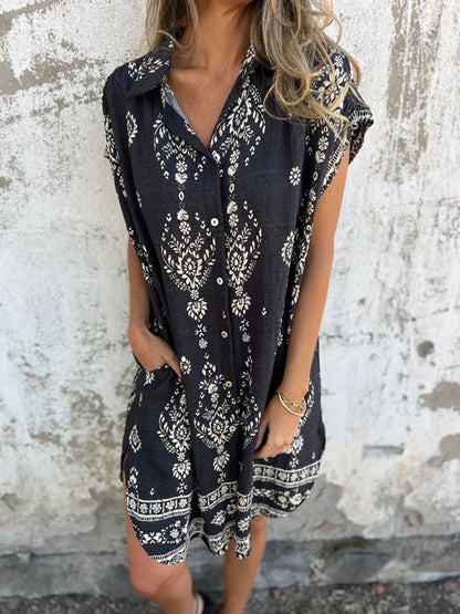 Summer dresses - Breathable Cotton-Linen Summer Dress for Women