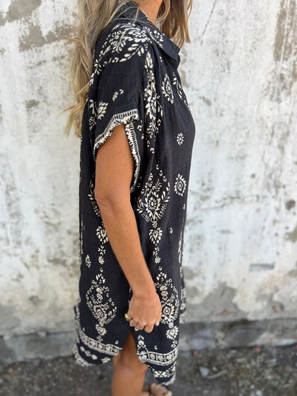 Summer dresses - Breathable Cotton-Linen Summer Dress for Women