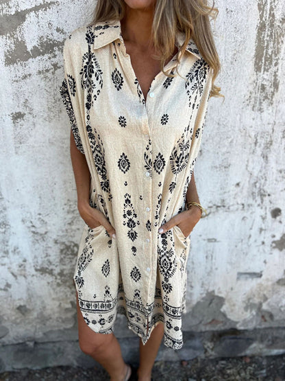 Summer dresses - Breathable Cotton-Linen Summer Dress for Women