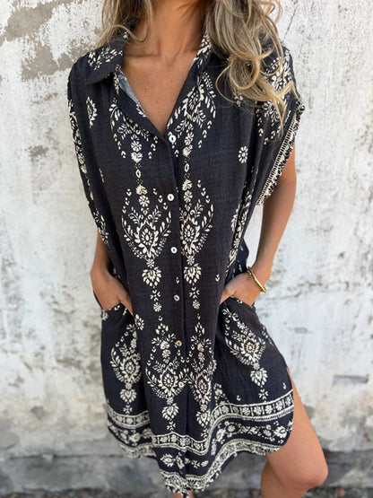 Summer dresses - Breathable Cotton-Linen Summer Dress for Women