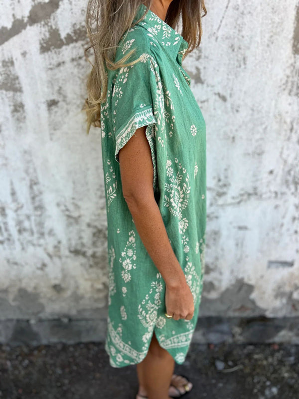 Summer dresses - Breathable Cotton-Linen Summer Dress for Women