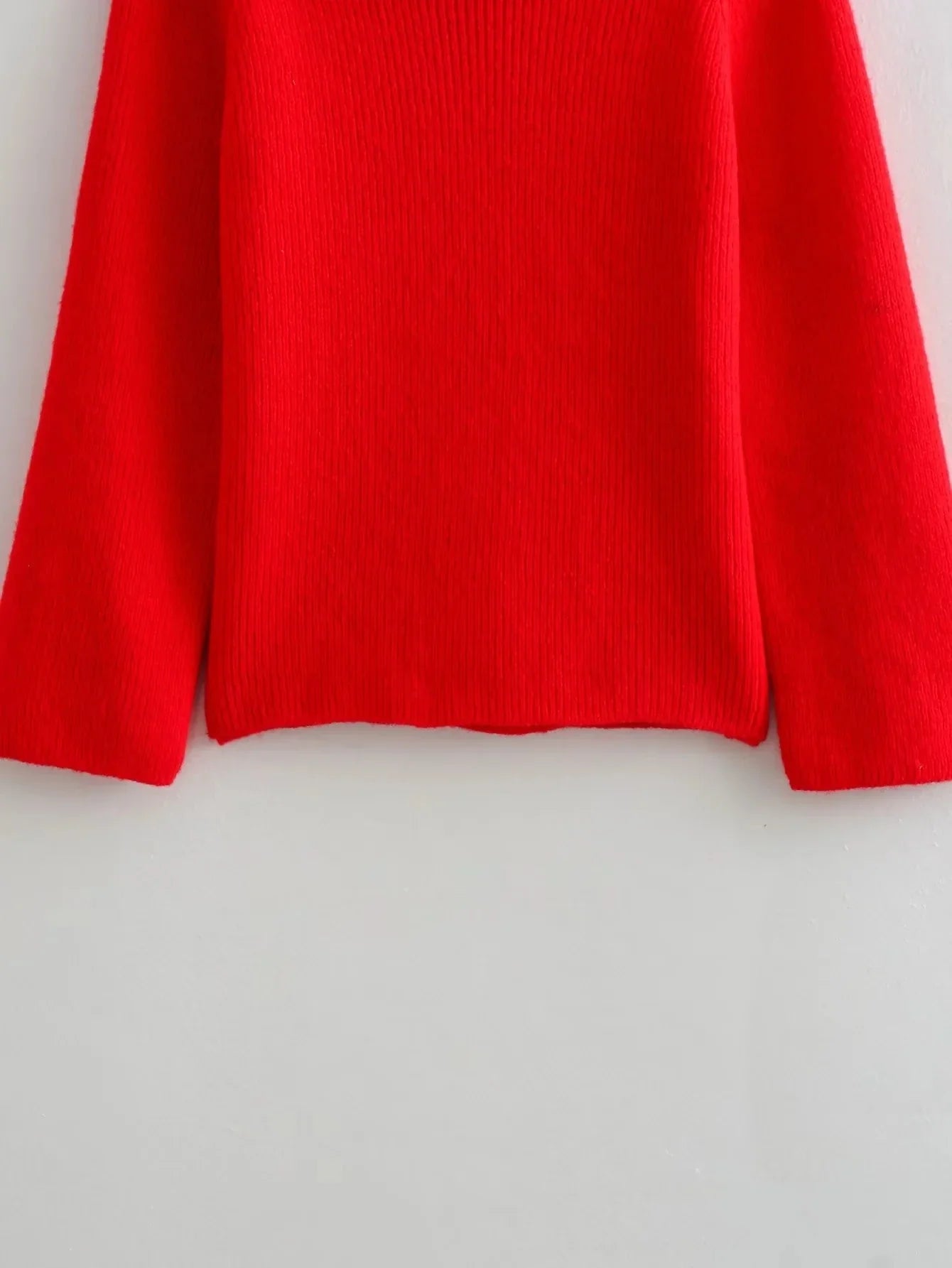 Sweaters- Women's Off-Shoulder Knit Sweater for Fall Days- - Pekosa Women Fashion