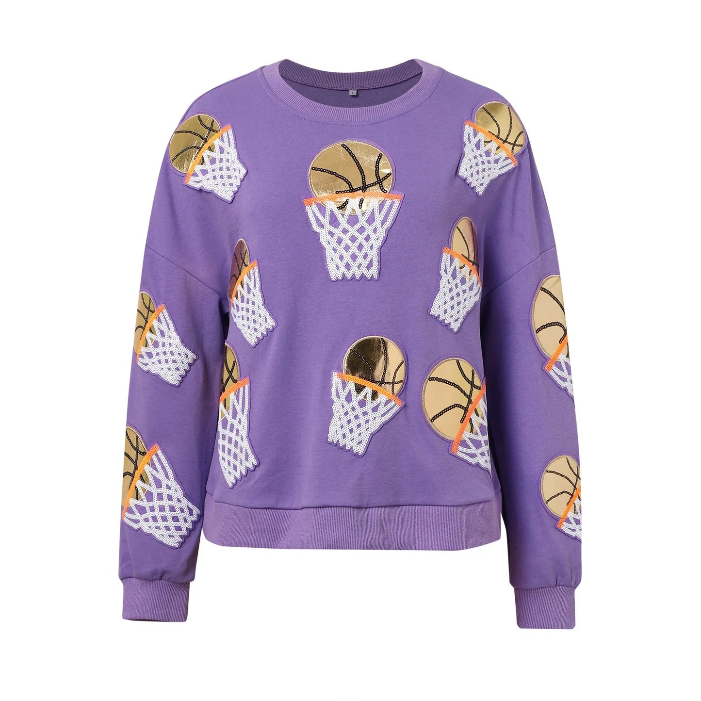 Sweatshirts - Festive Sports-Themed Sweatshirt for Women